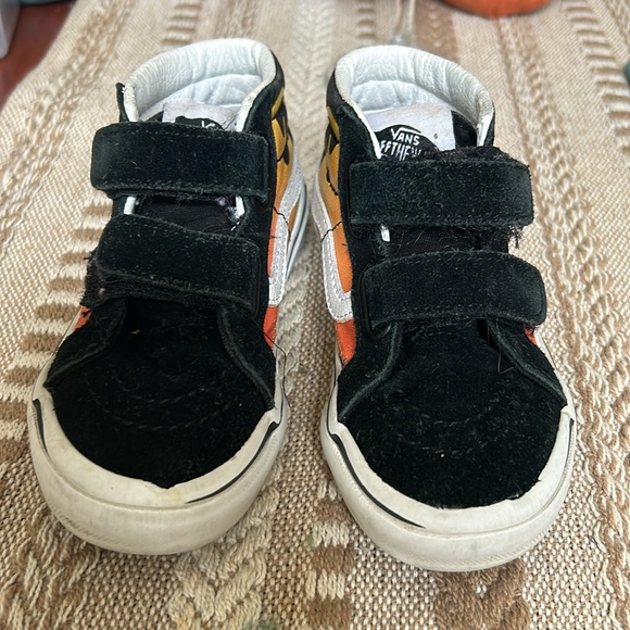 Kids flame high top vans 11.5 - Picture 4 of 7